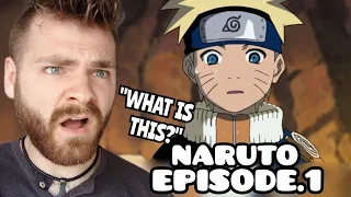 WHAT IS NARUTO?!!?! | NARUTO | Episode 1 | New Anime Fan | REACTION!