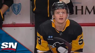 Penguins' Sidney Crosby Sets Up Jake Guentzel With NO-LOOK Feed For Game-Tying Marker