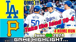 LA Dodgers vs. Pirates FULL GAME HIGHLIGHTS (06/06/24) | MLB Season 2024