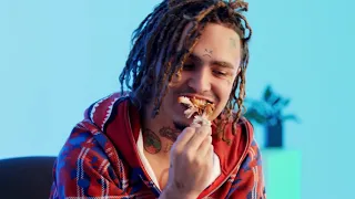 Lil Pump Won't Stop Eating Chicken Wings