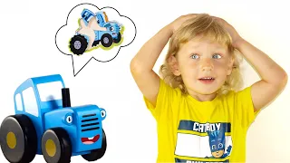 Робертушка и Синий трактор. Приключения на детской площадке