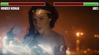 Wonder Woman vs. Ares WITH HEALTHBARS | Final Battle | HD | Wonder Woman