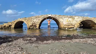 Argassi day trip.Argassi bridge, beautifullittle town.Banana Beach. amazing day out.Greek life 🇬🇷