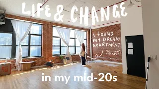 navigating my mid 20s | apartment hunting in nyc, opening up about my relationship & mental health