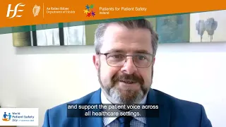 Joe Ryan introducing World Patient Safety Day 2023