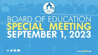 NHCS Board of Ed. Book Appeal Hearing | Sept. 1, 2023