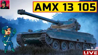 🔥 AMX 13 105 - ПЕРВЫЙ "ЛТ" БОЕВОГО ПРОПУСКА 😂 World of Tanks