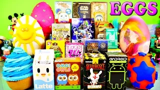 SURPRISE EGGS! BFFS Disney Vinlymation LEGO Spongebob MLP Superhero Play Doh Egg Toys