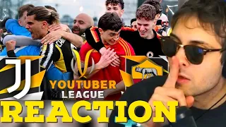 BLUR REACTION a JUVE-ROMA della YOUTUBER LEAGUE⚽️🏆