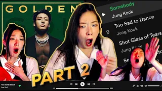 JUNGKOOK 정국 'GOLDEN' ALBUM (PART 2) 💛 Somebody, Too Sad to Dance, Shot Glass of Tears, 3D (JT Remix)
