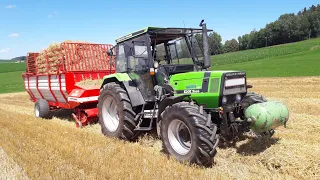 Strohbergung 2018 | Deutz-Fahr 3.65 mit Pöttinger Boss 2 | Moareida Agrar