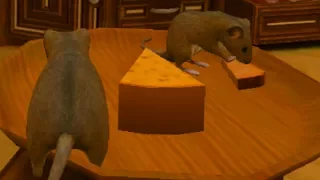 СИМУЛЯТОР МЫШИ #9 ВЫРОС МЫШОНОК и охотился КОТ в Mouse Simulator