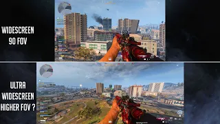 COD Warzone Widescreen vs. Ultra-Widescreen ( 16:9 vs 21:9 ) Aspect Ratio Comparison