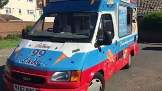 Local ice cream van playing greensleeves (2019, HD) Part 1