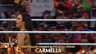 Carmella Wins the Women's WrestleMania Battle Royal