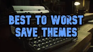 BEST SAVE THEMES!! Resident Evil - Save Theme Tier List