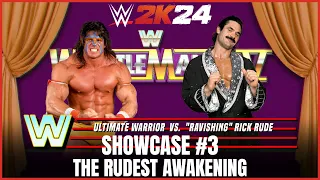 WWE 2K24 Showcase Wrestlemania V The Rudest Awakening (Rick Rude vs Ultimate Warrior)