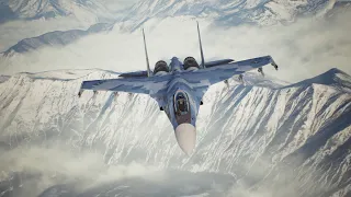 Ace Combat 7 1v1: TITANxRaven vs Amateurhour06 (Su-35 6AAMs - A tie, loss & win)