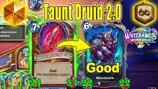 Taunt Warrior 2.0 That's Surprisingly Good! I Put Un'Goro Quest At Whizbang's Workshop | Hearthstone