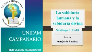 La sabiduría humana y la sabiduría divina | Santiago 3:13-18