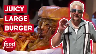 Guy Fieri Tries Burgers In Oklahoma And Roti In Seattle! | Diners, Drive-ins & Dives