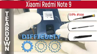 Xiaomi Redmi Note 9 M2003J15SG 📱 Teardown Take apart Tutorial