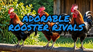 Pullet Rooster Crowing Showdown! Cutest Contestants Ever.