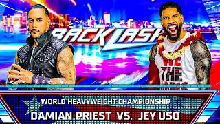 WWE 2K24 - Jey Uso vs Damian Priest | World Heavyweight Championship Match | Gameplay