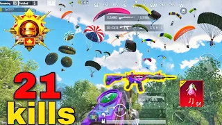 21 KILLS NEW MODE IN BGMI FULL RUSH GAMEPLAY 🥵 DL SAAD