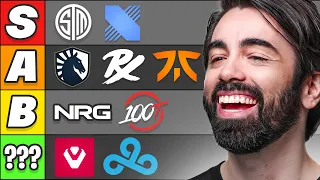 We Ranked Every VCT Competitor! | TSM Valorant Tier List