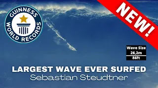 NEW GUINNESS WORLD RECORD FOR THE BIGGEST SURFED WAVE by Sebastian Steudtner! Guinness World Record