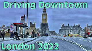 LONDON HDR 4K | London DRIVING Tour 2022 | DRIVING Down The Streets of LONDON