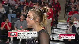 Marissa Oakley Uneven Bars 2019 vs Ohio State 9 850