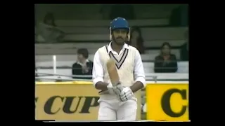 ENGLAND v INDIA 1st TEST MATCH DAY 4 LORD'S JUNE 14 1982 DILIP VENGSARKAR KAPIL DEV BOB WILLIS