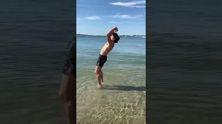 Backflip In Water #shortsfeed #shortvideo