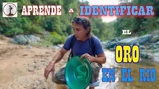 COMO IDENTIFICAR EL ORO EN EL RIO