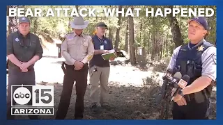 Officials discuss bear attack in Prescott