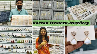 Korean Jewellery| Western Jewellery Wholesale Market Mumbai| Korean Western Jewellery #yt #jewelry