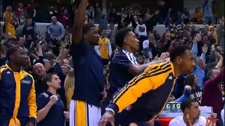 Lance Stephenson's AMAZING In-Air Circus Assist