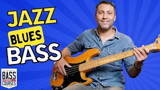How To Improvise Walking Bass Lines Over A JAZZ BLUES