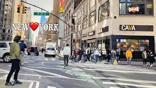 NEW YORK CITY 4K Walking Tour - BROADWAY - MANHATTAN, NEW YORK