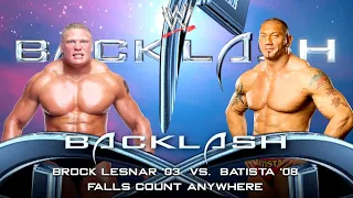 WWE2K23 - Batista vs Brock Lesnar (Dream Match) PS5 Gameplay