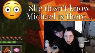 The crackhead Michael Reeves scares lilypichu on stream! (Minecraft)