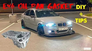 BMW e46 3 series oil pan gasket replacement