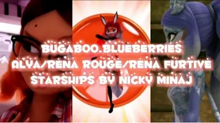 Alya Cesaire, Rena Rouge, and Rena Furtive MLB Edit - Starships | Miraculous Ladybug Edit