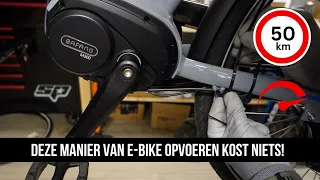 Gratis E-Bike opvoeren - Elektrische fiets op voeren met simpel trucje