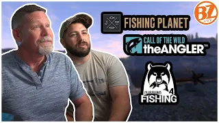 My DAD plays the TOP 3 Fishing Games on the Market! (Fishing Planet, RF4, COTW: The Angler)