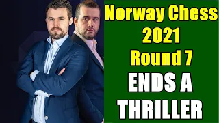 GM Magnus Carlsen Vs GM Ian Nepomniachtchi | Norway Chess 2021 Round 7