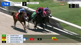 Gulfstream Park June 27, 2021 Race 2