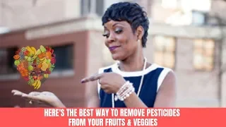 Here's The Best Way to Remove Pesticides From Your Fruits & Veggies  🍎🥒